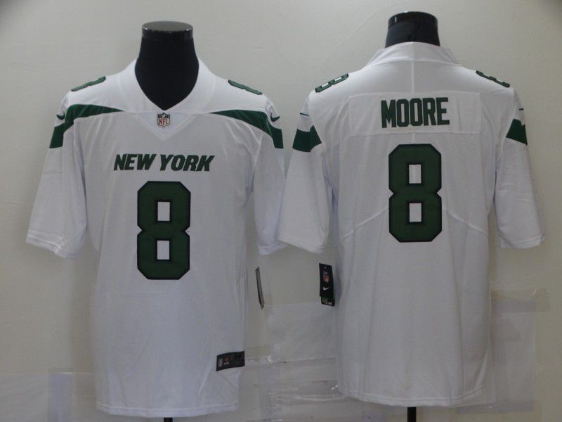 Men New York Jets #8 Moore White Nike Vapor Untouchable Limited 2021 NFL Jersey->san francisco 49ers->NFL Jersey